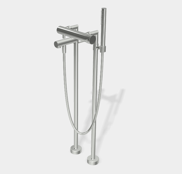 Смеситель для ванны и душа Fima Carlo Frattini Spillo Up, хром (F3034/4CR)