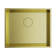 Кухонная мойка Omoikiri Kasen 53-INT-LG нерж.сталь/светлое золото, интегрированная (4993790)