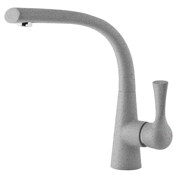 Смеситель для кухни GranFest 3723, серый
