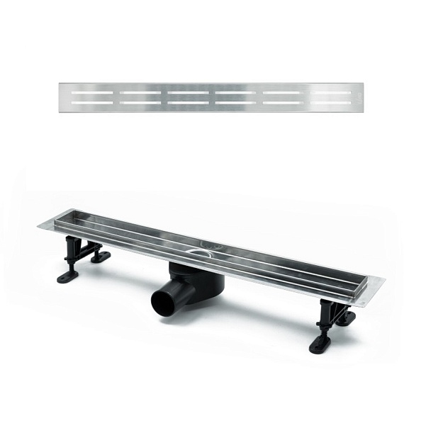 Душевой лоток TIMO Drain Protect 800 с вставкой DG20, сатин (DP20800-DG20800)