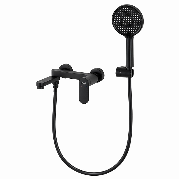 Смеситель для ванны FRAP F3285-6, черный