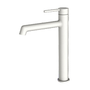 Смеситель Raglo R20.15.08 для раковины высокий монолитный, белый