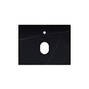 Столешница La Fenice Granite Black Olive Light Lappato Terra 60 см, черная