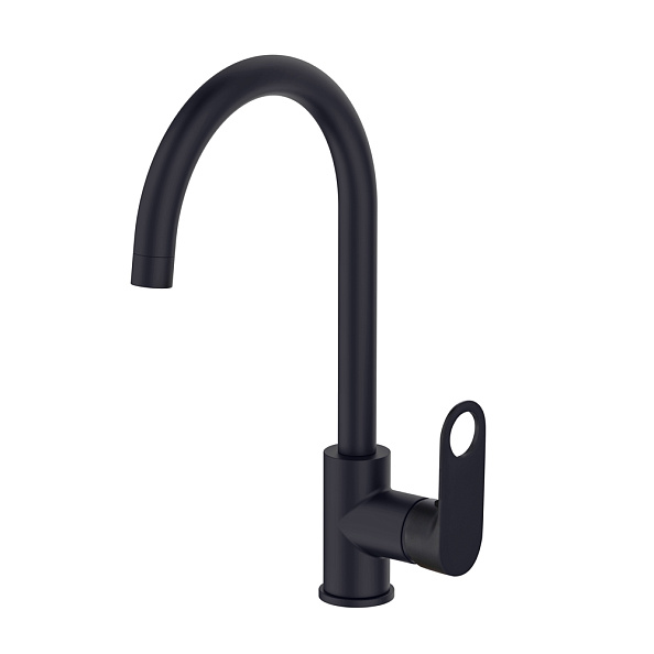 Смеситель для кухни D-Lin D155377-A, черный
