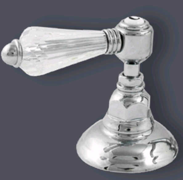 Вентиль Nicolazzi Cristallo Liberty, запорный, 3/4", хром (4912EXT CR 34)