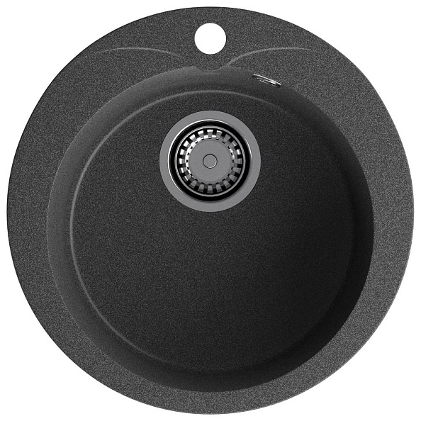 Кухонная мойка GranFest RONDO 480, графит