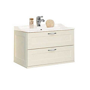 Тумба под умывальник Акватон Леон 65 дуб белый (1A187001LBPS0)