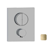 Смеситель для душа Almar Core, на 2 потребителя, Gold Polished PVD (E176682.GO)