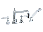 Смеситель для ванны и душа Cisal Arcana Toscana, хром/керамика (TS00026421)