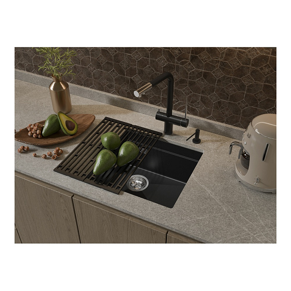 Дозатор для кухонной мойки Rivelato 24008, черный