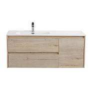 База под раковину подвесная BelBagno Kraft 1200х500х460 мм, Rovere Galifax Bianco (KRAFT-1200-2C-1A-SO-RGB-L)