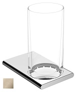 Держатель для стакана Keuco Edition 400 в комплекте со стаканом, никель шлифованный (11550 059000)