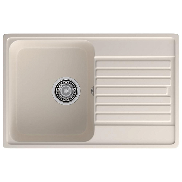 Кухонная мойка GranFest QUARZ 78, белый