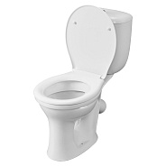 1P3016S0000BF Унитаз-компакт Виктория белый, сидение полипропилен (арт. 188016S0020B0), кос вып
