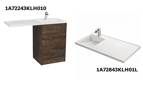 1A2669K1LHDY0 Набор AQUATON: Тумба под раковину Лондри 60 Дуб кантри (рак.1A72243KLH010, 1A72843KLH01L заказывается ОТДЕЛЬНО!)