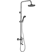 S35-46 Смеситель одноручный (35мм) для ванны с верхней лейкой "Тропический дождь", с поворотным изли