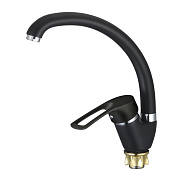 Смеситель для кухни D-Lin D150422-A,  черный