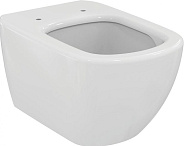 T007901 TESI AquaBlade® Подвесной унитаз, глубокий смыв, сидение и крышка заказывается дополнительно, с крепежом (для полностью скрытого монтажа)