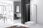 Душевой уголок Cezares Molveno 90x90x195 мм, квадратный, хром (MOLVENO-A-2-90-C-Cr-IV)