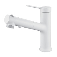 Смеситель для раковины многофункциональный Raffine F281C, белый