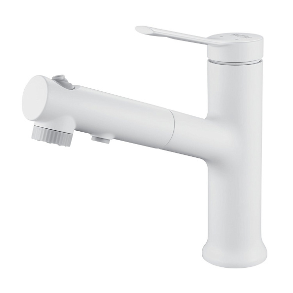 Смеситель для раковины многофункциональный Raffine F281C, белый