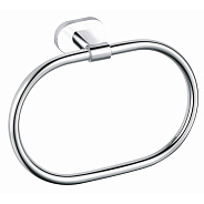 Кольцо для полотенец Rav Slezak YUKON YUA0104CB, хром/белый
