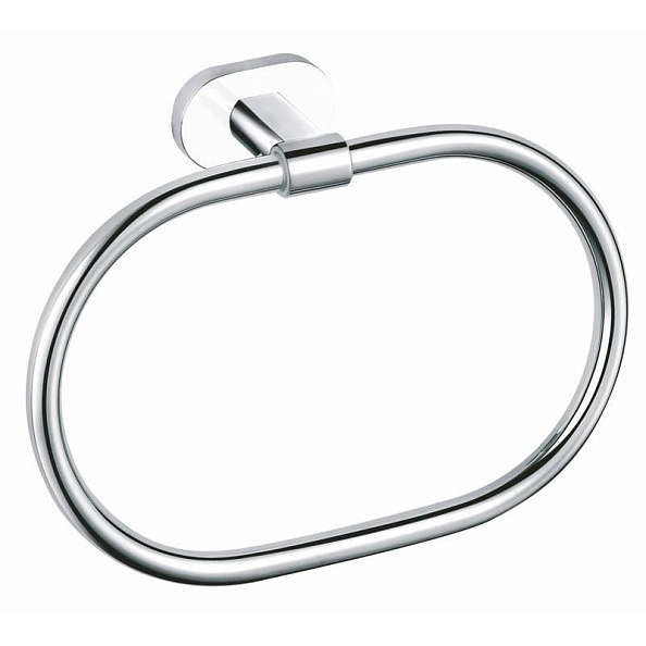 Кольцо для полотенец Rav Slezak YUKON YUA0104CB, хром/белый