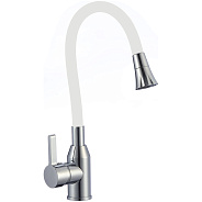 Смеситель для кухни с гибким изливом и режимом душ Fmark FS8277A-02, хром