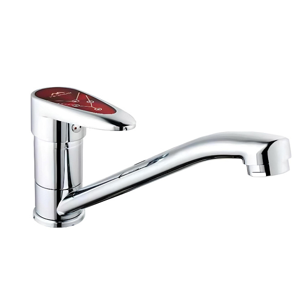 Смеситель для кухни FASHUN A4850RED, хром