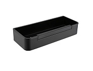 AQ4966MB полка для душа со стеклоочистителем, матовый черный