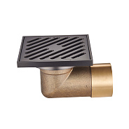 Душевой трап Raglo R606.10.09 100х100мм, нержавеющая сталь, графит