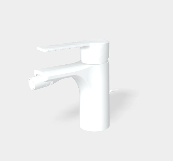 Смеситель для биде Fima Carlo Frattini Mast, белый матовый (F3132BS)