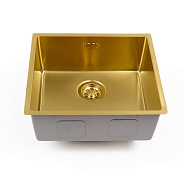 Кухонная мойка Grandex Aqua Optima 5010861, золото