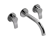 Смеситель для раковины Fantini AL/23 Lissoni, черный матовый (26 13 B913B)