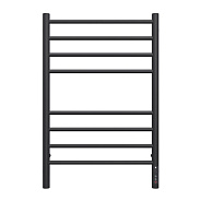 Полотенцесушитель электрический Terminus Аврора П8 500х800 КС 905, черный, справа подключение (4670078527493)