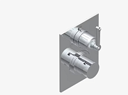 Смеситель для душа THG Hamptons with lever handles на 3 потребителя, бронза (G4S D01 5600BE)