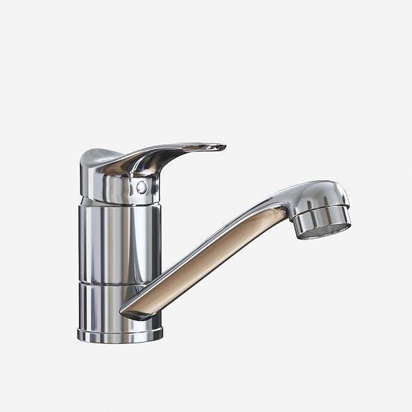 Смеситель для кухни MIXLINE ML03-031 короткий излив (522124)