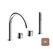 Смеситель для ванны и душа Almar Copper Brushed PVD (E214006.CO)