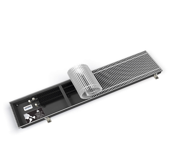 Встраиваемый в пол конвектор Varmann Ntherm 140х90х1400 мм с естественной конвекцией (N 140.90.1400 RR U EV1)