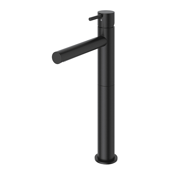 Смеситель для накладной раковины Cezares Leaf, черный матовый (LEAF-LC1-L-NOP)