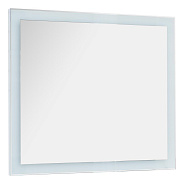 Зеркало Dreja Kvadro 100x85 см, белый