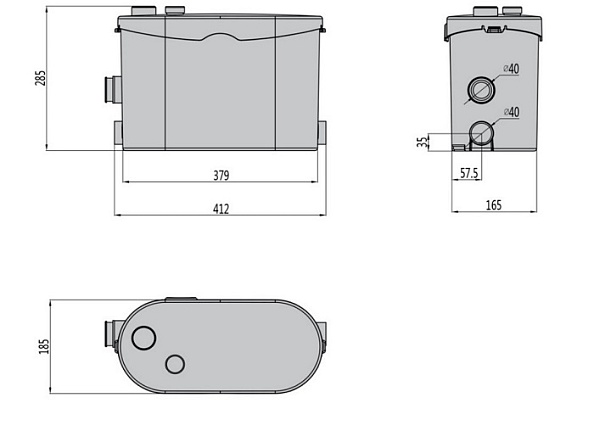 Канализационная насосная станция Hoobs RCS 400 (08802H)