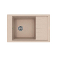 Мойка кухонная иск. камень Флорентина "Липси 780 Р" 780х510 бежевый FG (20.275.D0780.104)