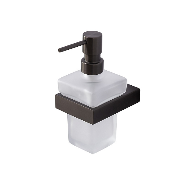 Диспенсер для мыла подвесной Cezares Slider, оружейная сталь (SLIDER-SOIS-V-GM)