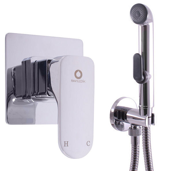 Гигиенический душ со смесителем Rav Slezak YUKON YU142, хром