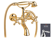 Смеситель для ванны и душа Nicolazzi Mac Kinley, Gold Brass (2501 GB 60)