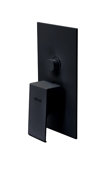 Встраиваемый смеситель для душа Cezares Porta, черный матовый (PORTA-VDIM-NOP)