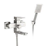 Смеситель для ванны WesnaArt KUBUS KUB13-310, сатин