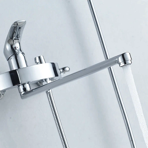 Смеситель для ванны Shevanik S5172, хром