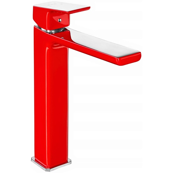 Смеситель для раковины E.C.A TIERA 237, красный хром (103388002EX)